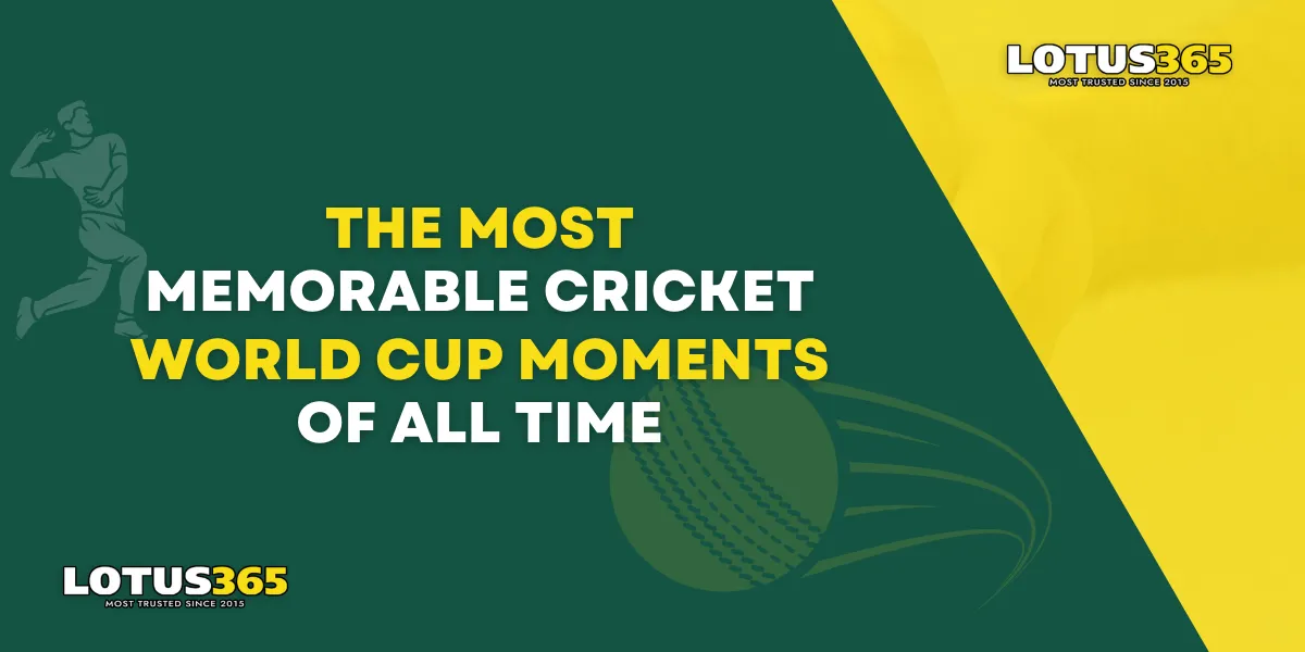 cricket world cup moments of all time